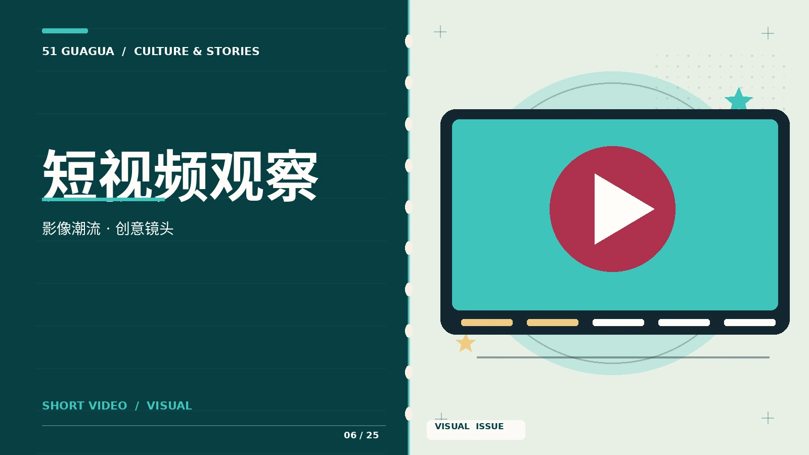 短视频观察栏目配图